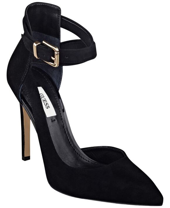 Guess Shoes - Guess Ambelu Black Suede Pumps, Size 9